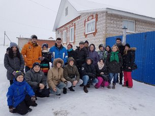 Besuch in Alnaschi bei Familie Baikov